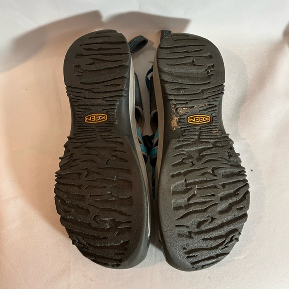 KEEN Sz 7.5 Whisper Bungee Closure Hiking Outdoor EVA Footbed Sandals - Picture 9 of 11